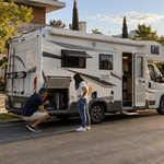 Inspeção de motorhome usado antes da compra